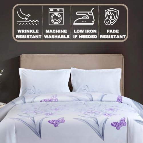 Duvet Cover Set (Butterfly Bloom ) - Image 6