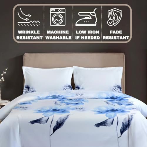 Duvet Cover Set (Midnight Petals) - Image 6