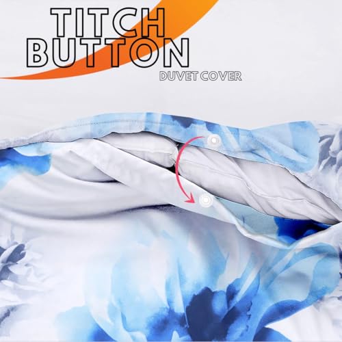 Duvet Cover Set (Midnight Petals) - Image 5