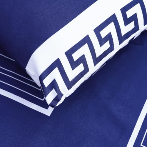 Duvet Cover Set (Blue Labyrinth ) - Image 4