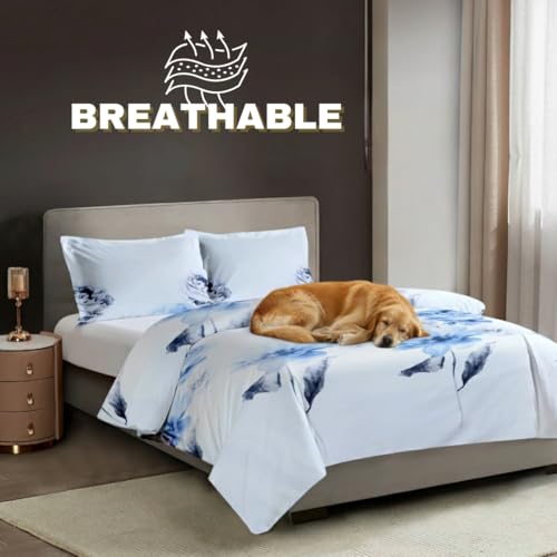 Duvet Cover Set (Midnight Petals) - Image 3